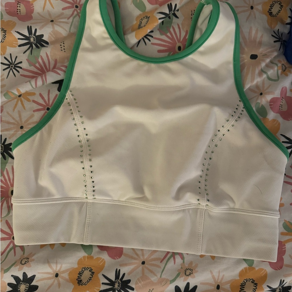 Rhinestone sports bra